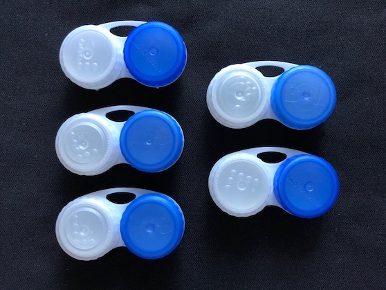 Brand New Lot Of 5 Bausch Lomb Boston Contact Lens Cases Case